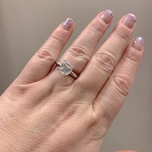 Diamonique ring